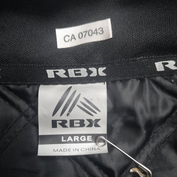 Reebok Youth's Girls Size Large Black with Pink Accents Full Zip Athletic Jacket - Picture 3 of 12